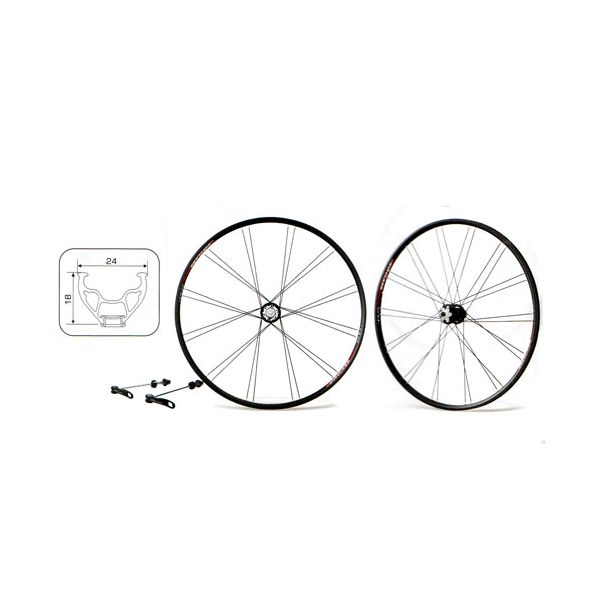 完組みホイール　700C　クロスバイク(トレッキング) A-CLASS(エークラス) A CLASS  前後　ホイル CITID1.0